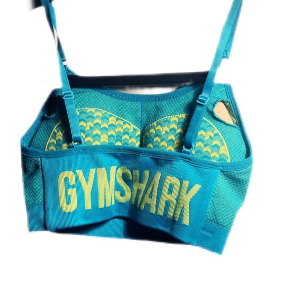Gymshark Seamless strap yoga athletic lightweight padded stretch sport bra XS - Picture 3 of 3